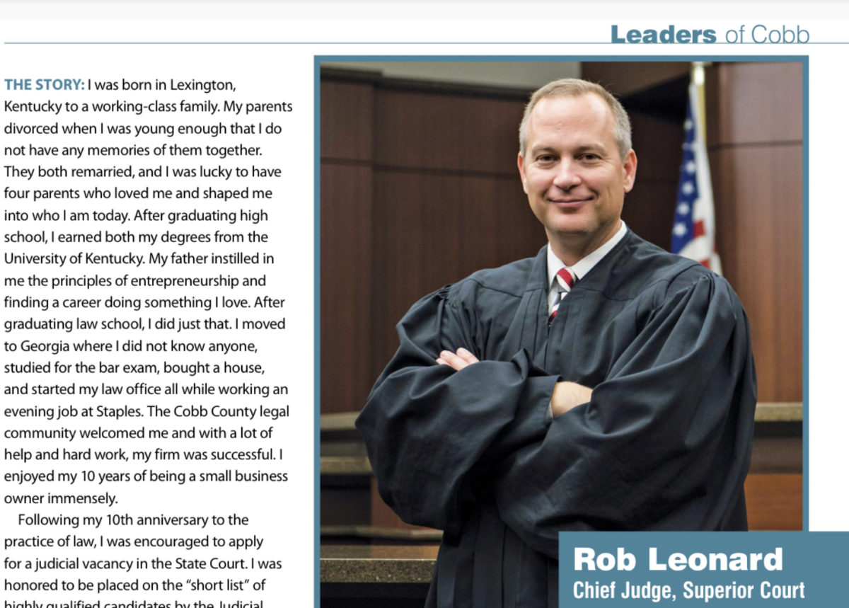 Judge Leonard - magazine